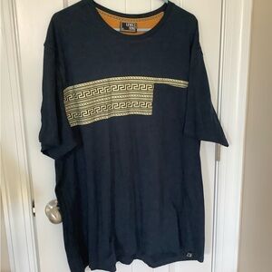 Navy and Gold Graphic Tee